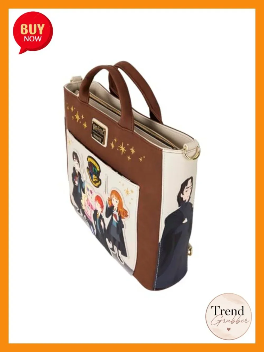 Faux Leather Convertible Tote Bag Harry Potter Spring Backpack
